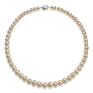 Classic White Freshwater Pearl Strand Necklace | Wholesale Pearl Jewelry | Ideal Pearl Co.