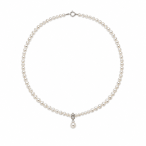 Sterling silver classic freshwater pearl necklace boutique | Pearl Pendant Necklace | Ideal Pearl Co.